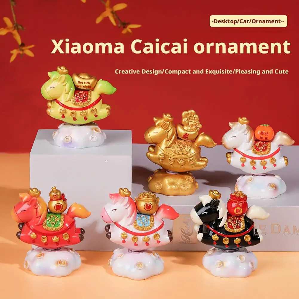 This 2026 Year of the Horse resin statue brings festive feng shui charm to your tabletop decor.T260304
