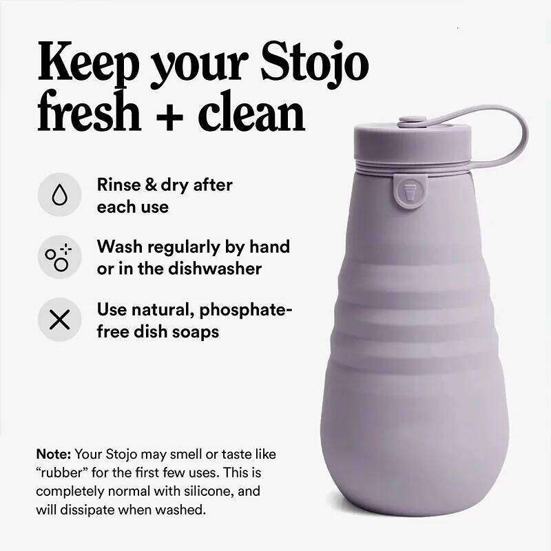 1Pc 20oz / 592ml Collapsible Bottle,Leak-Proof Reusable Silicone Travel Cup,Outdoor Hiking Water Cup S260303