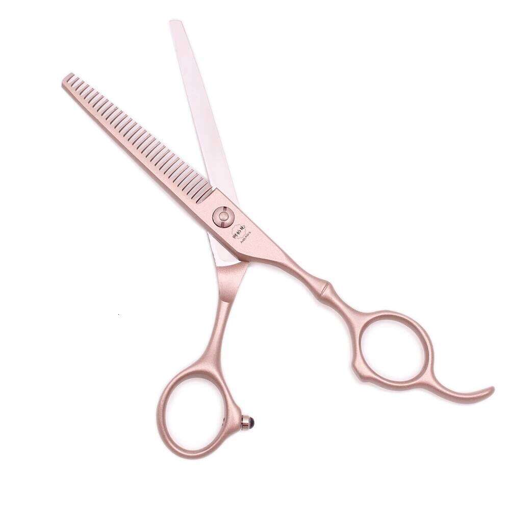 Professional 6" AQIABI Japan Stainless Thinning Shears Gold Hair Cutting Scissors Salon Barber Shop A9030 H260303
