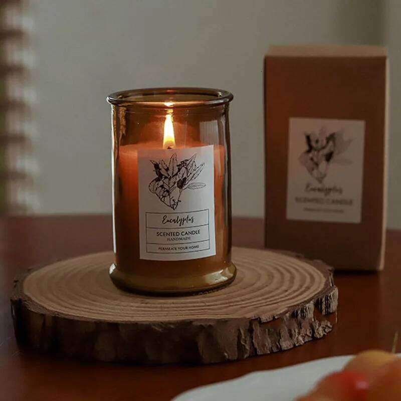 Set Of 8 Empty Glass Jar W/ Lid For Candles Sample Container Apothecary Jars DIY Gift Candle Tins Making Supplies W260304