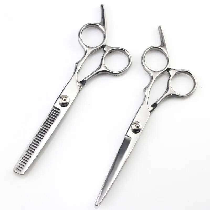 Stainless Steel Scissors Hair Cutting Shears Ergonomic Design Salon Professional Stylist Beginner Barber H260303