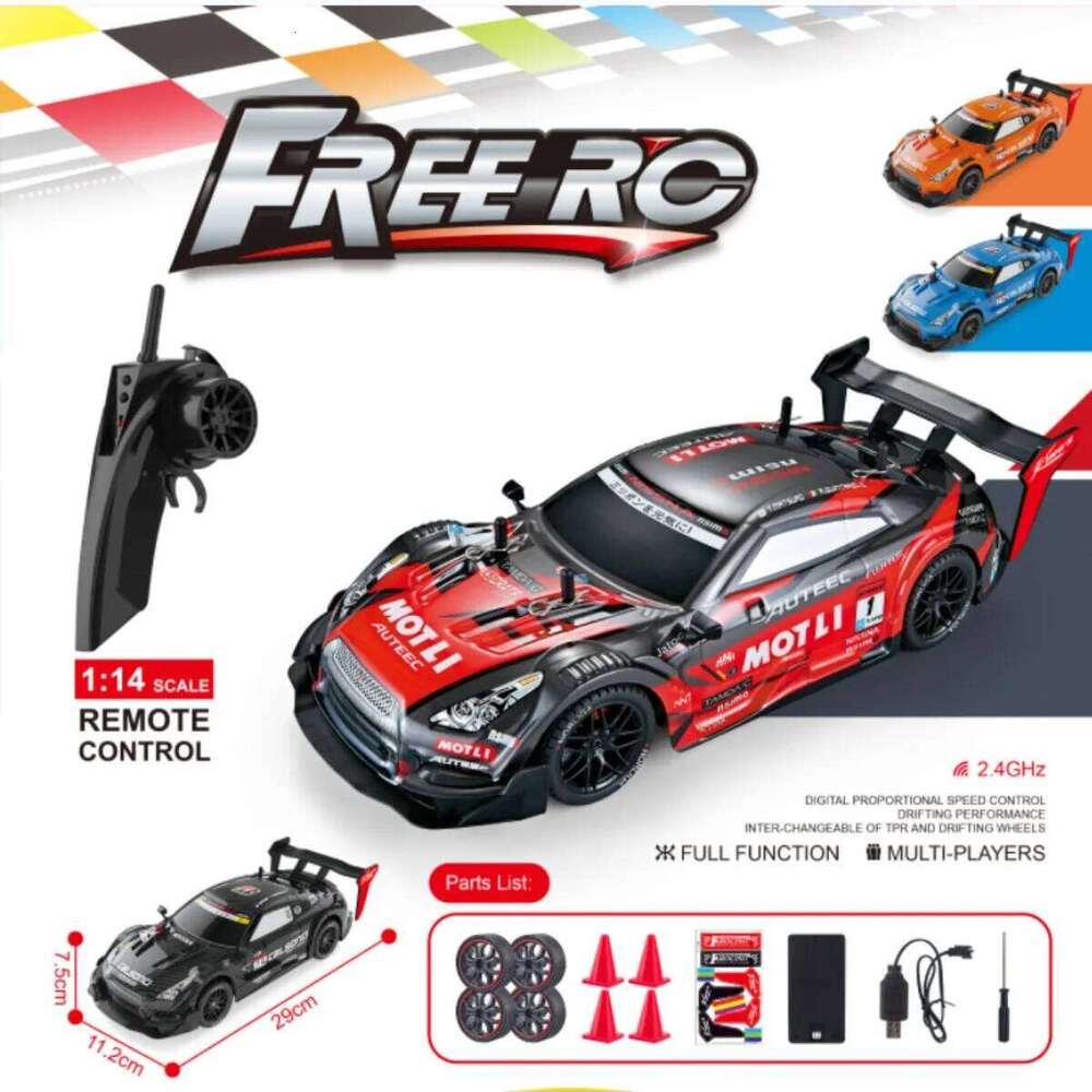 RC GTR 2.4G Drift Racing Car 4WD Off-Road Radio Remote Control Vehicle Electronic Hobby Toys For Kids Z260303