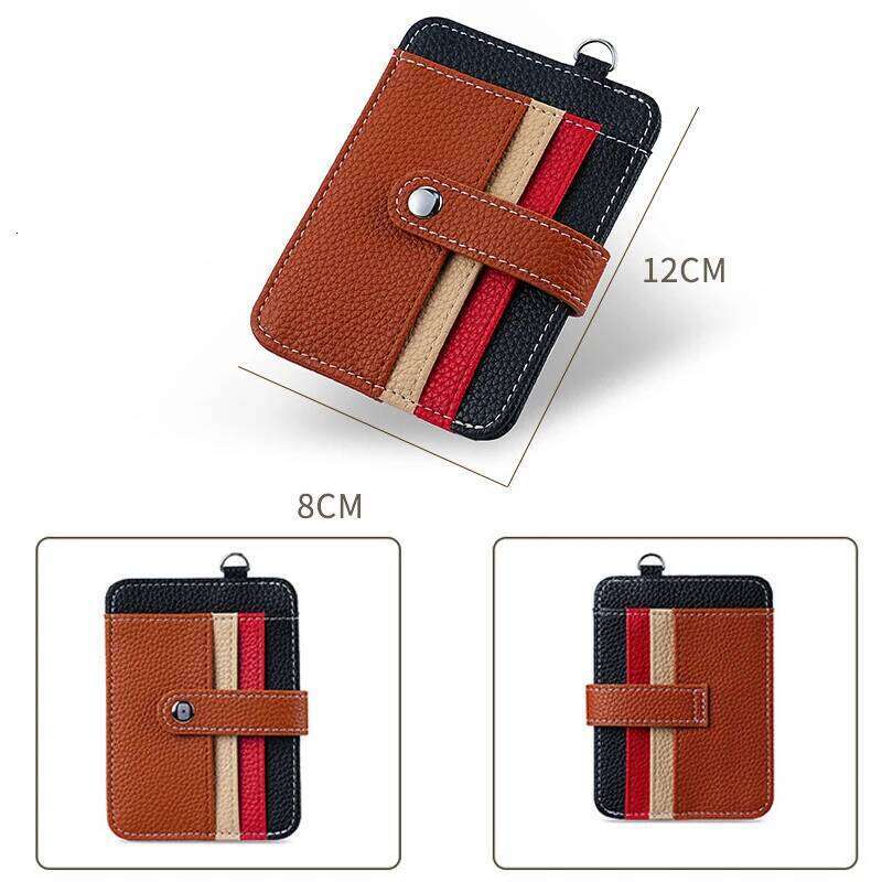 PU Leather Holder Slim Wallet for Women Men RFID Blocking ID Credit Card Case Mini Coin Purse Small Pocket Pouch C260304