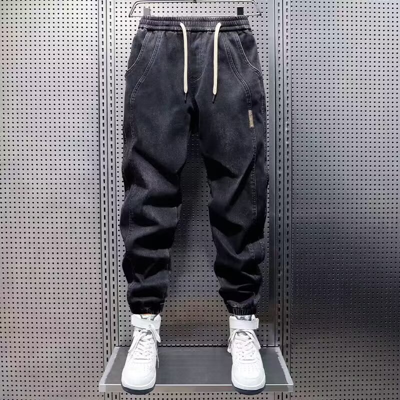 Trendy Men's Jeans Designer Pants Spring/summer Style Loose Fit Elastic Jogger Pants New Workwear Pants For Men Youth Collection
