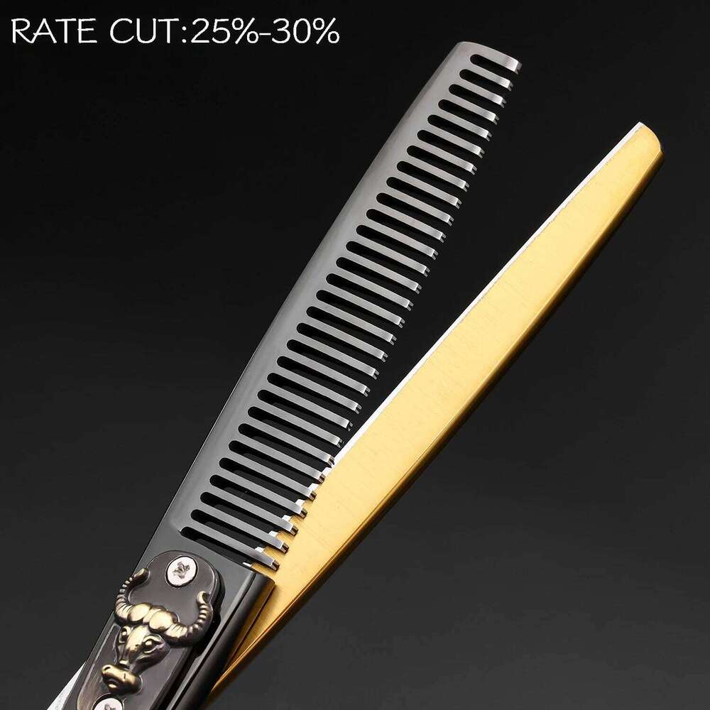 VP Hair Scissors Professional Barber Accessories Hairdresser Cutting Tools Thinning Shears Hairdressing Scissor 6Inch 440C Steel H260303