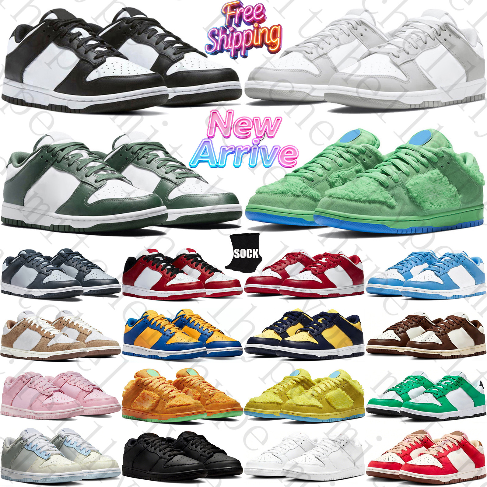 Free Shipping with sock Designer skateboard low pro sb dubks dunkd dunksshoes sneakers Running Shoes trainers mens womens Outdoor men women Sports runners