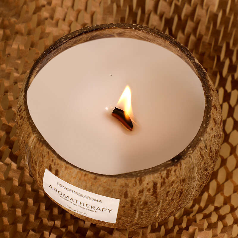 Coconut Shell Scented Atmosphere Bedroom Decoration Creative Birthday Candle Soy Wax Fragrance Gift W260304