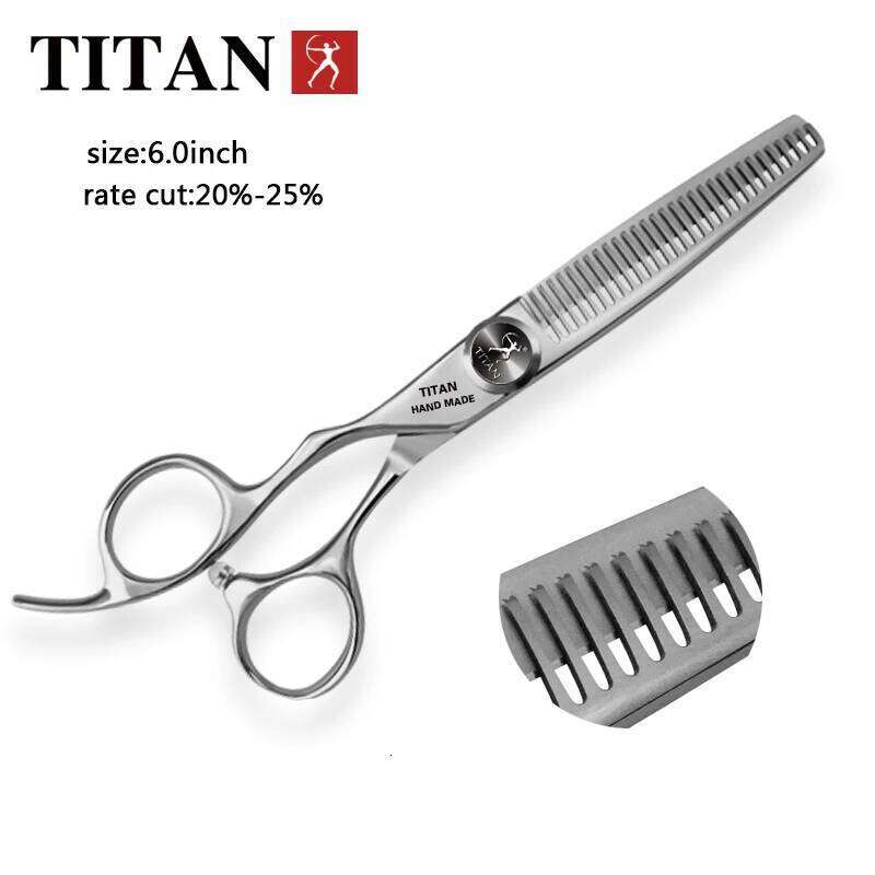 Titan professional 6.0inch left handed cutting shears barber hairdressing scissors H260303