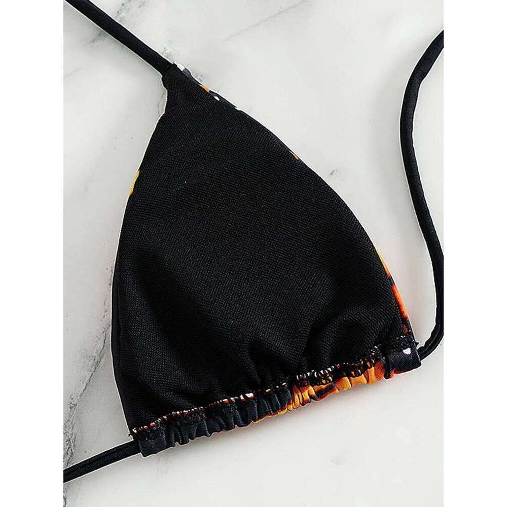Miyouj Triangle Bikinis Butterfly Swimsuit Women Sexy Swimwear Bandage Beachwear Micro Thong 2024 Bathing Suit Halter Biquini Y260303