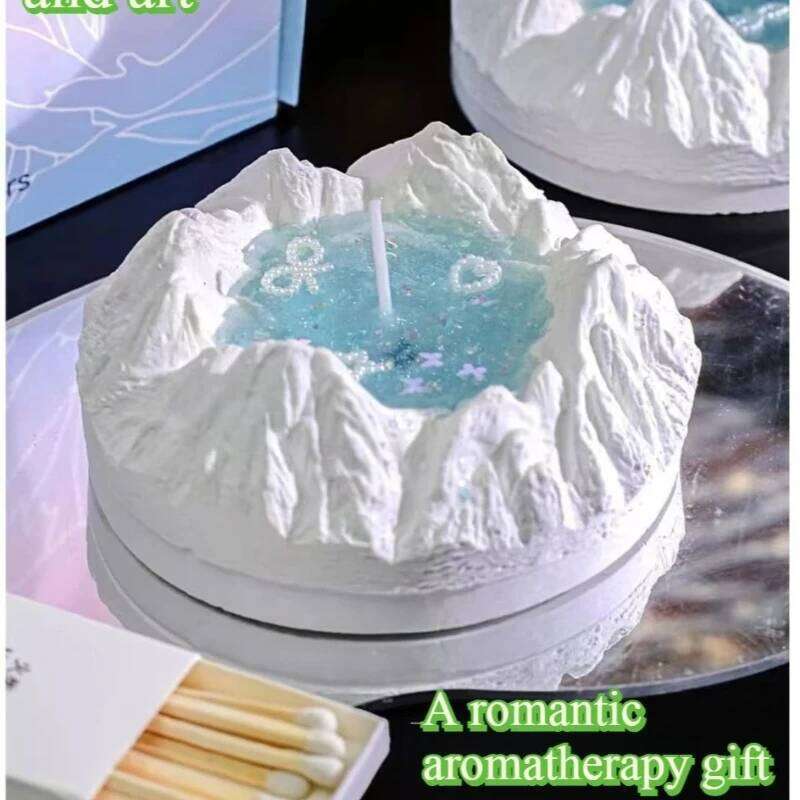 Glacier Aromatherapy Candles Home Decoration Wedding Birthday Gift for Girlfriend and Best Friends W260304