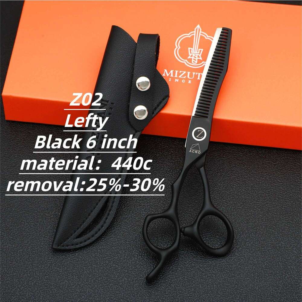 professional 6.0inch left handed cutting shears barber hairdressing scissors H260303