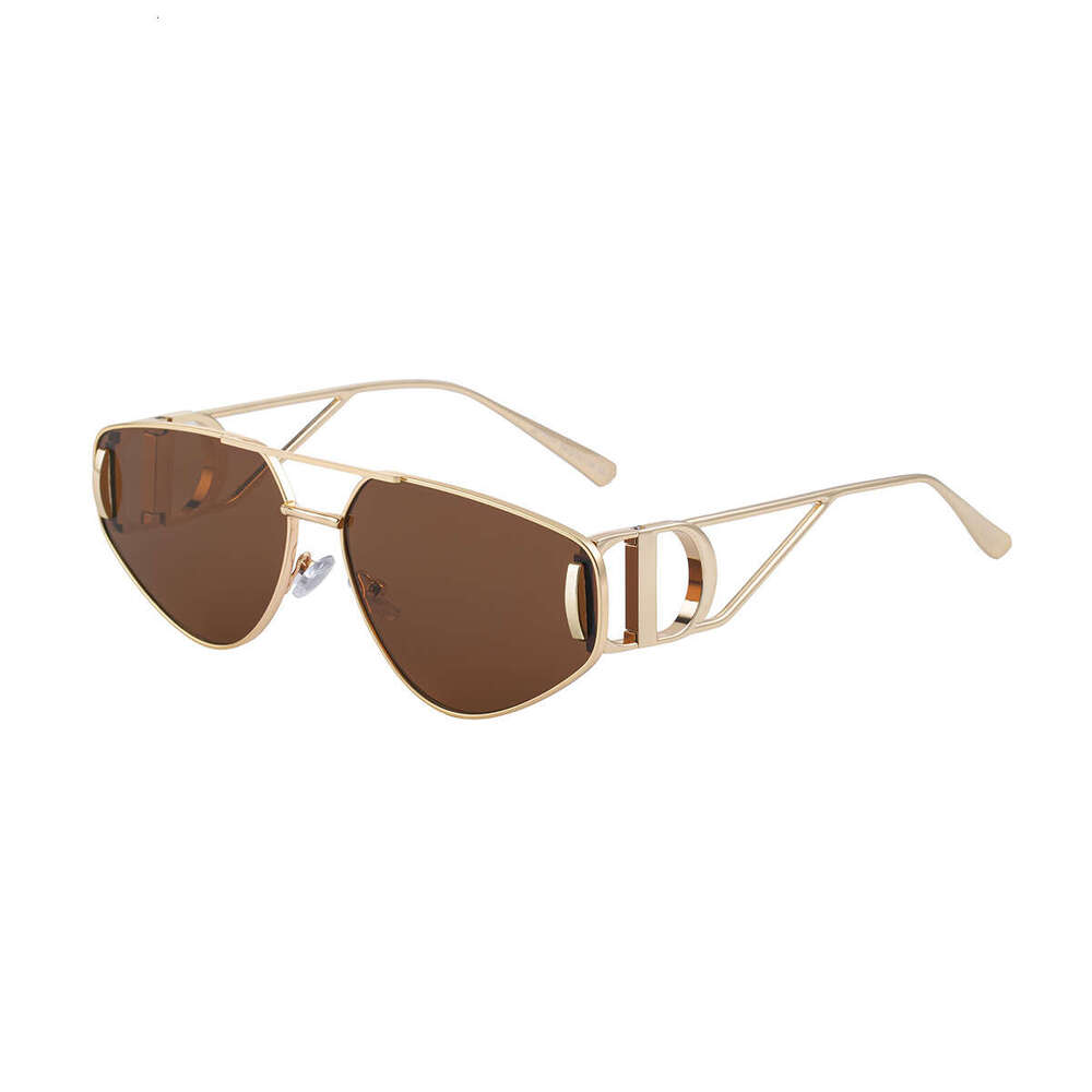 Sunglasses Polygonal frame Design European American Style Unique with UV Protection for Outdoor Street Daily Wear Gift High Quality Texture