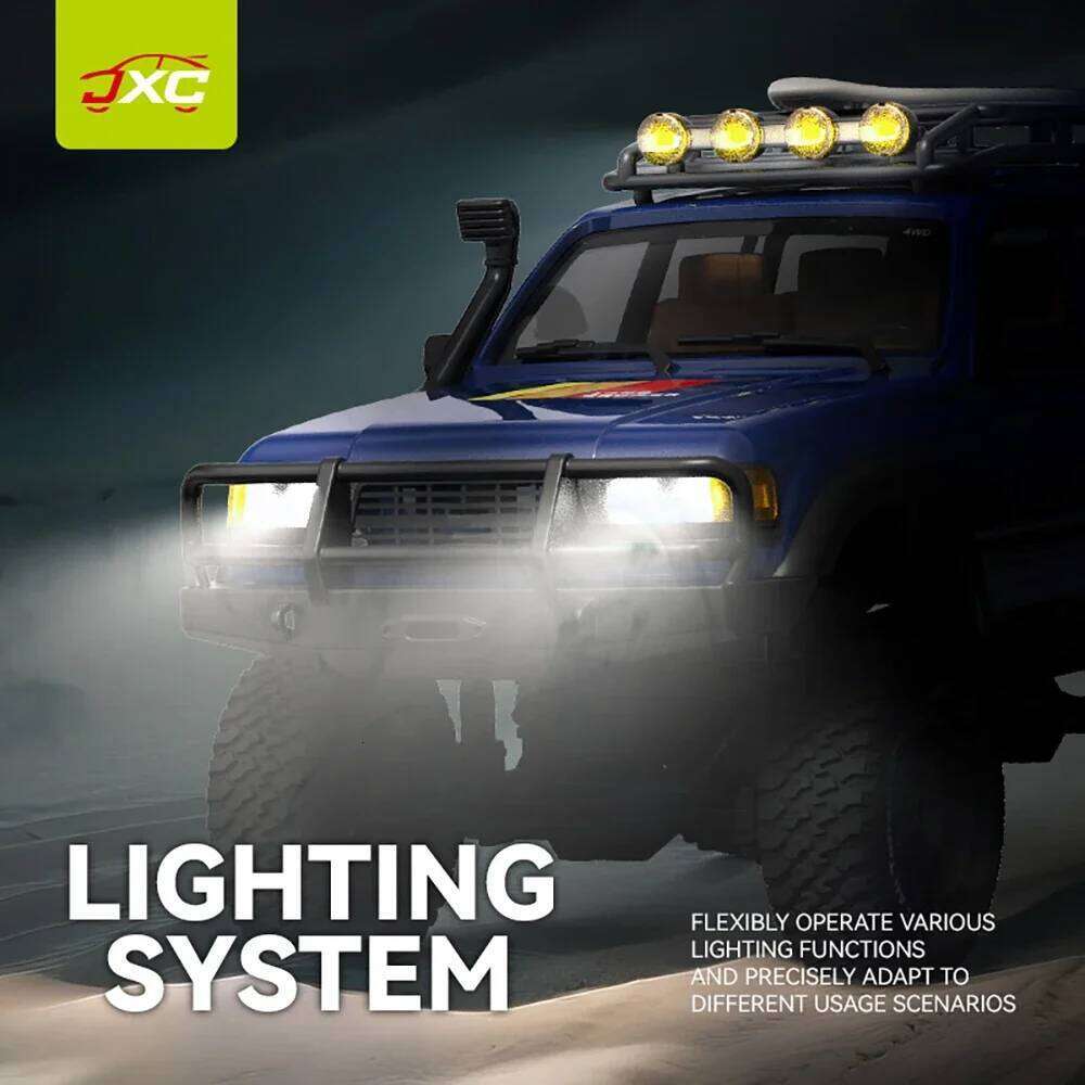 JXC 1/12 LC80 Simulation Land Cruiser 2.4GHz RTR RC Electric Remote Control Model Car Rock Crawler Adult Children's Toys Z260303