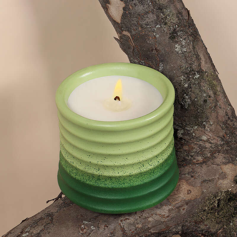 Aromatherapy Candle Simple Ceramic Bedroom Living Room Decoration Smokeless Fragrance Creative High-Value Soy Wax One-Piece Dropshipping W260304