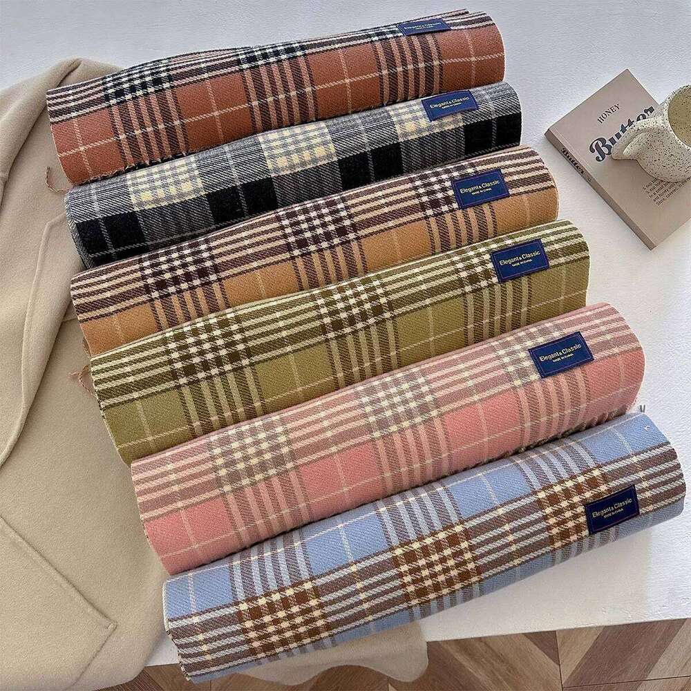 50*200CM Thickened Warm Scarf Women Long Tassel Pashmina Shawl Fashion Faux Cashmere Warps Autumn Winter Blanket For Wen XJ260304