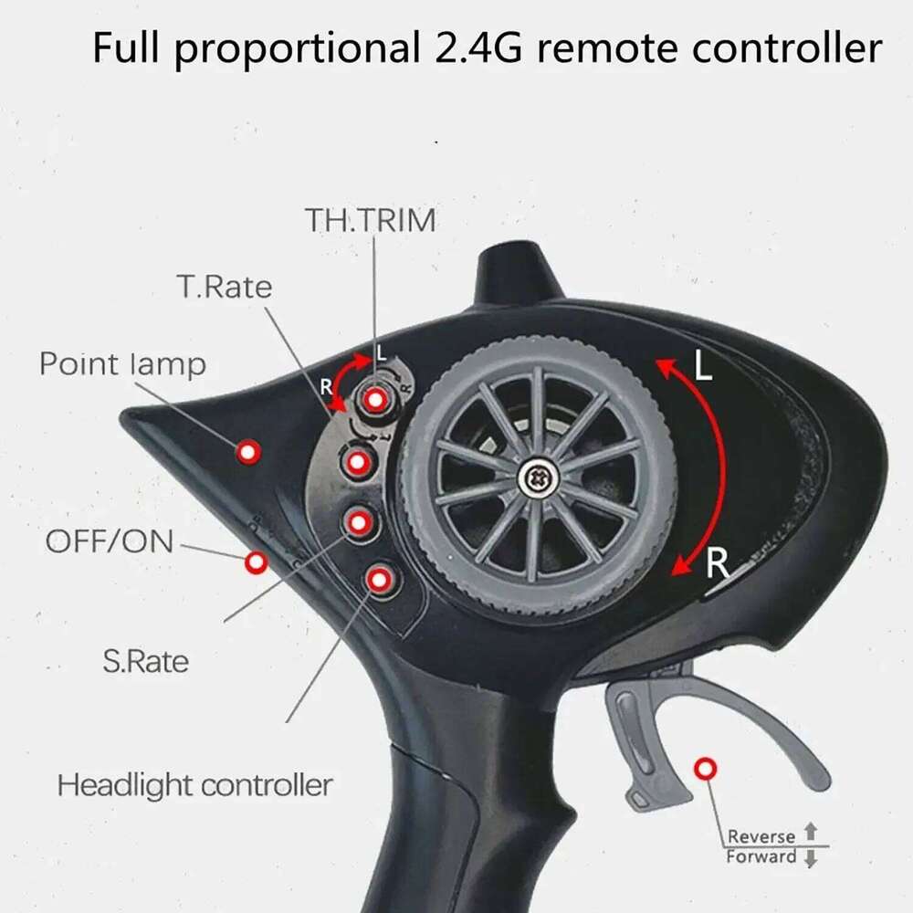 LDRC LD-A02 1/18 RC Drift Car 2.4G NSX USB Charge Full Scale Controlled Model Children Toys Gifts Z260303