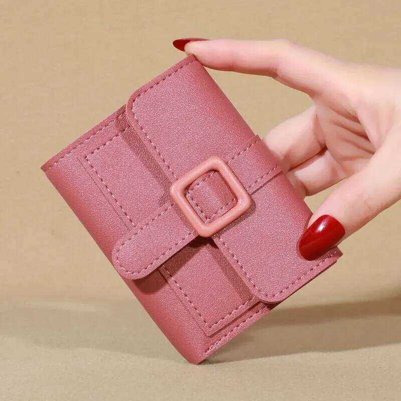 Short Small Fashion Luxury Brand Leather Ladies Card Bag For Women Clutch Female Purse Money Clip Wallet 2024 C260304