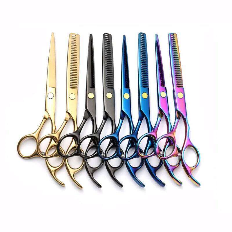 Hairdresser Hair Cutting Japan Hairdressing Haircut Set Stainless Steel Thinning Scissors Barber H260303