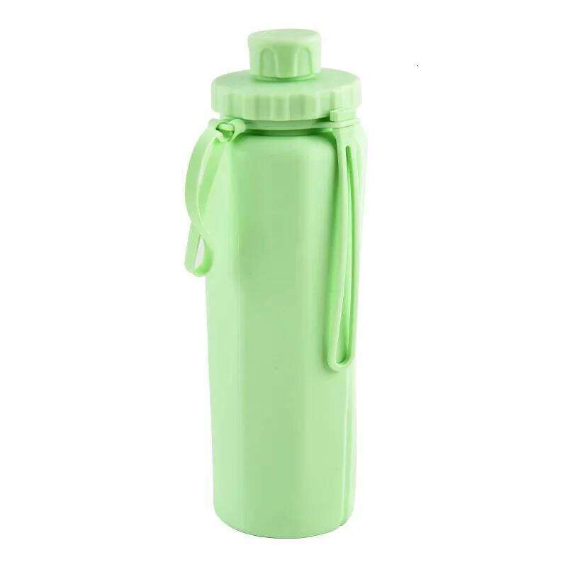 New Silicone Folding Water Outdoor Sports Kettle Portable Anti Drop Travel Mouthwash Cup S260303