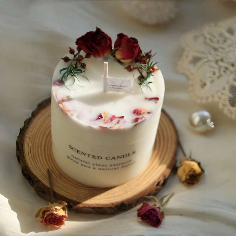 Forest Style Scented Candle Natural Soy Wax Handmade Gift Wedding Decoration Creative Fragrance W260304