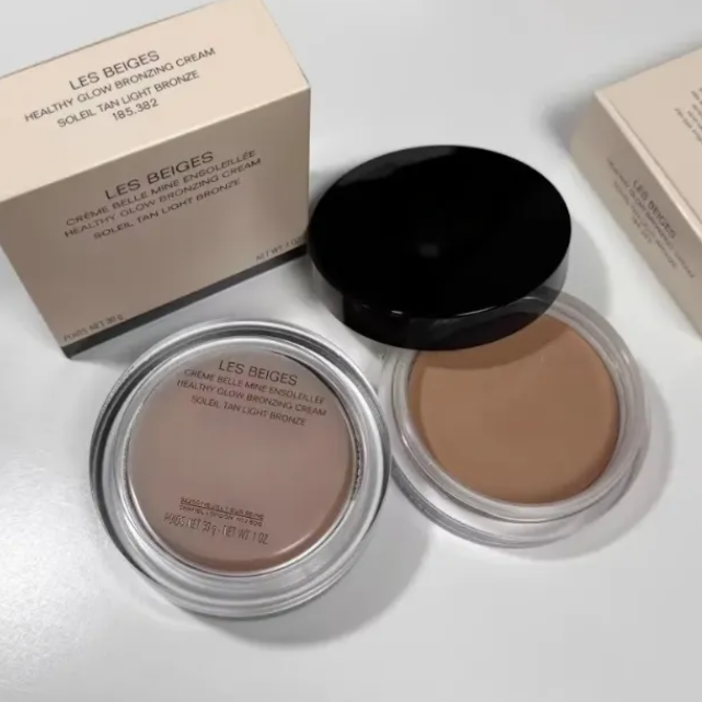 Face Bronzers 30g LES BEIGES HEALTHY GLOW BRONZING CREAM SOLEIL TAN LIGHT BRONZE Soleil Tan Medium Bronze 3 Colors Face Contouring Cosmetics