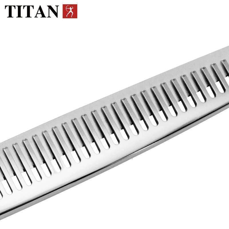 TITAN professional barber cut left handle hair scissors cutting and thinning shear 6inch 440c japan stainless steel H260303
