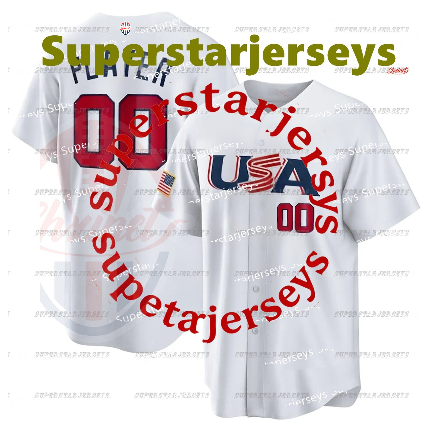 Aaron Judge Team USA 2026 World Baseball Classic Jerseys Paul Skenes Pete Crow-Armstrong Tarik Skubal WBC Cal Raleigh Harper United States