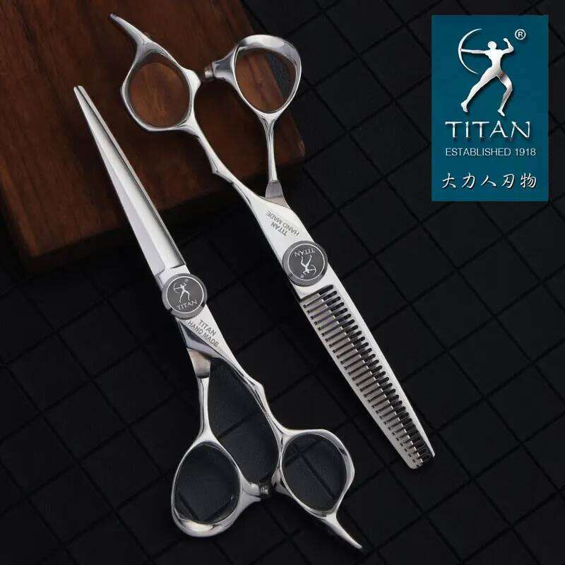 Titan 6 inch thinning cut style tool stainless steel hair salon hairdressing scissors H260303