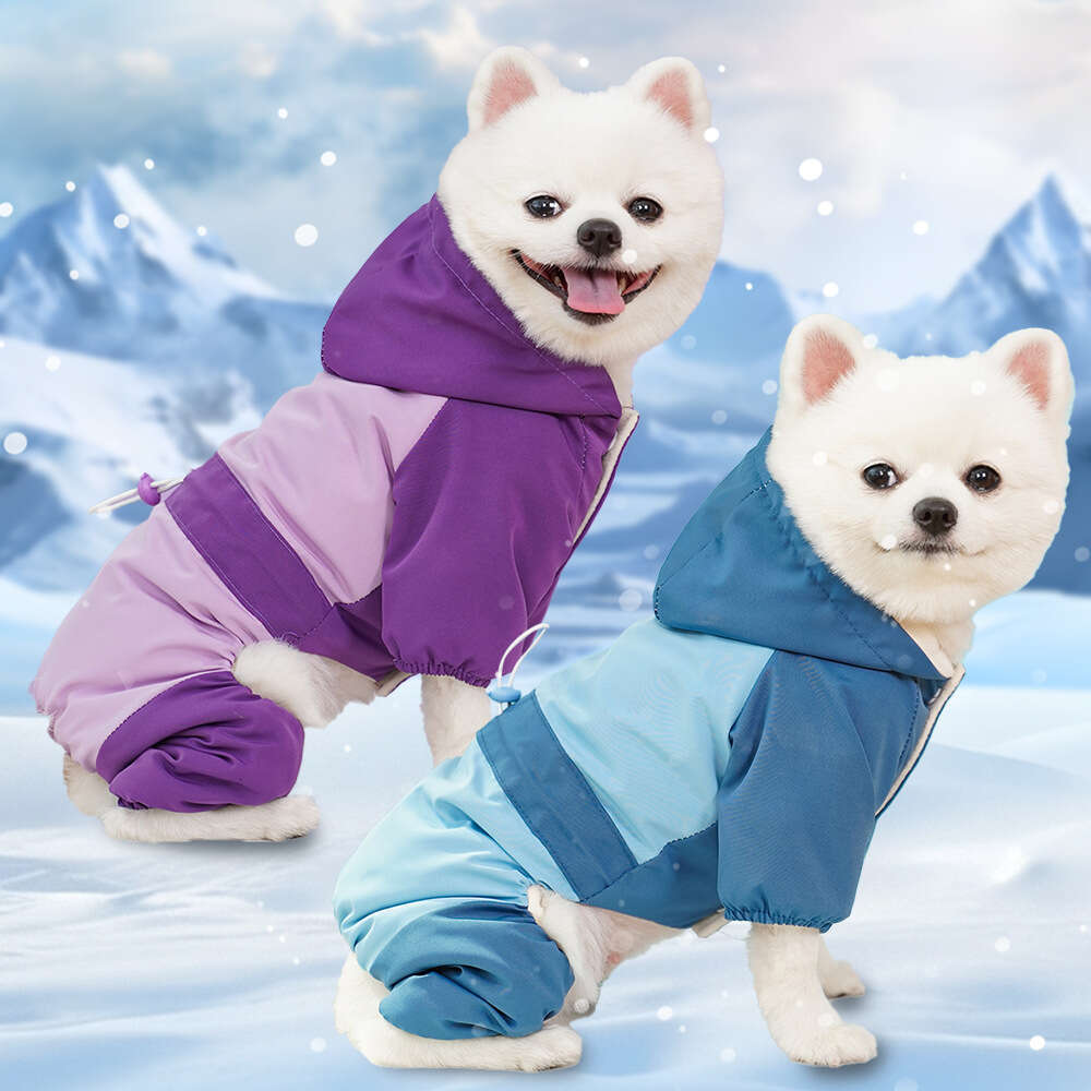 Famous brand Cross Border Autumn Winter Four Legged Pet Dog Cotton Clothes Medium and Large Dogs Cats Waterproof Supplies Wholesale Jackets pupakaIK