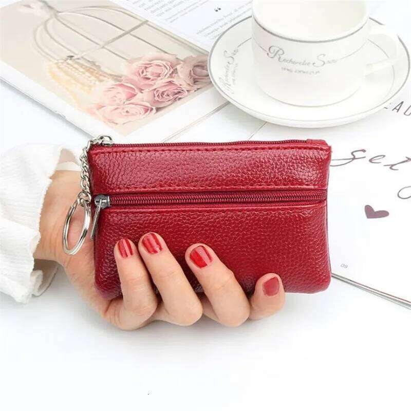 Fashion Women Men Kids Mini Ladies Zipper Purse Multifunctional Small Coin Credit Card Case Key Ring Holder Wallet C260304