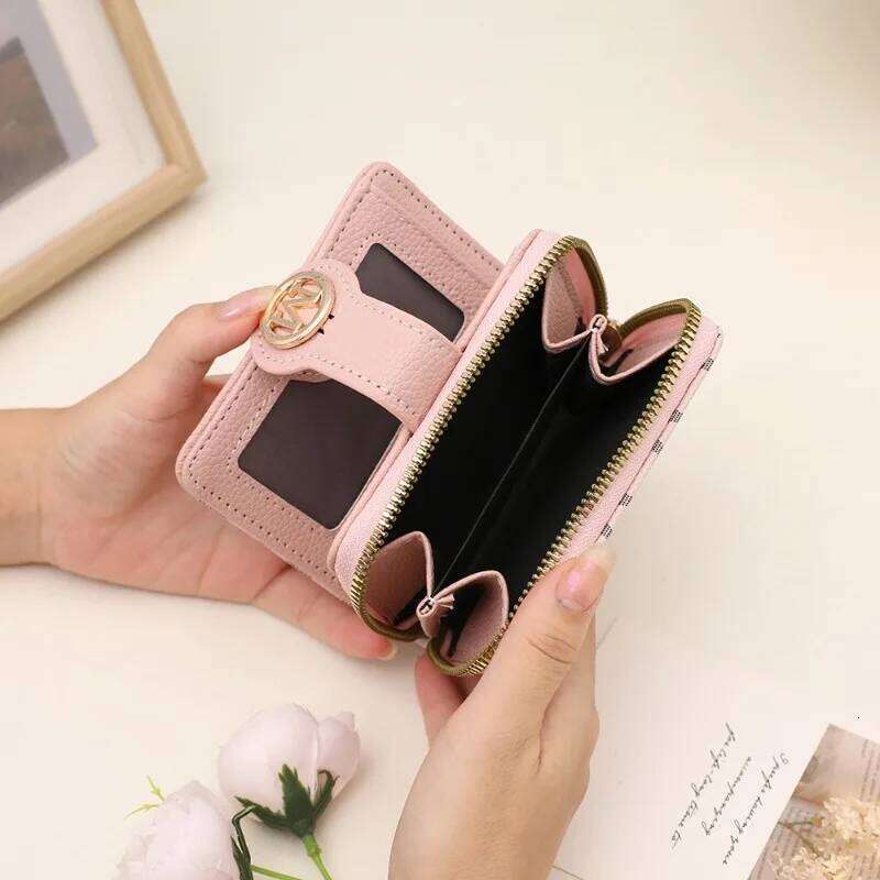 Printed with Letters PU 20% Off Multi-card Position European and American Short Style Wallet C260304