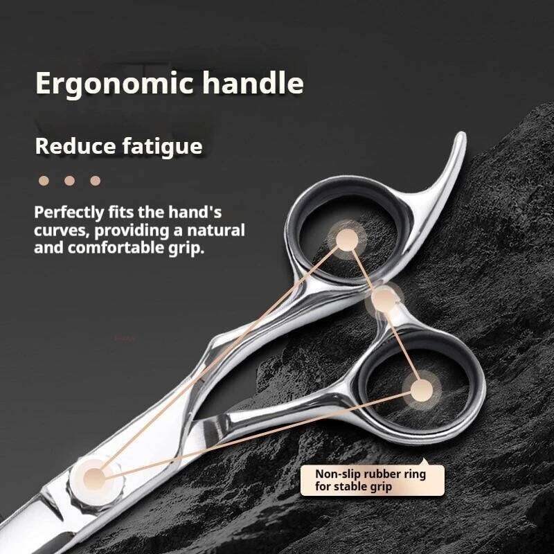 Salon Quality Hair Set Professional 440C Stainless Steel Barber Tools Thinning Shears Straight Scissors HairdressingKit H260303