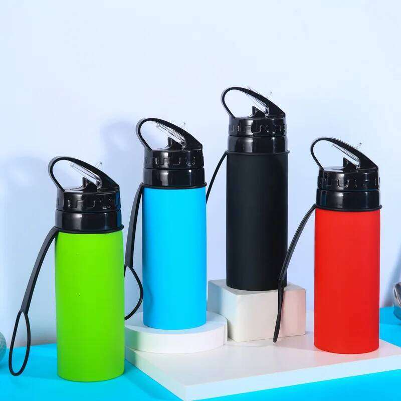 Outdoor Sports Kettle Silicone Folding Creative Soft Water Bottle Travel Cup S260303