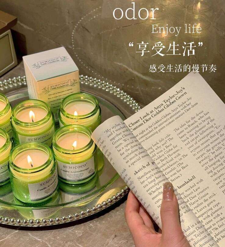 Y6A2LDO8XN Six Tea Fragrance Series Aromatherapy Candles W260304