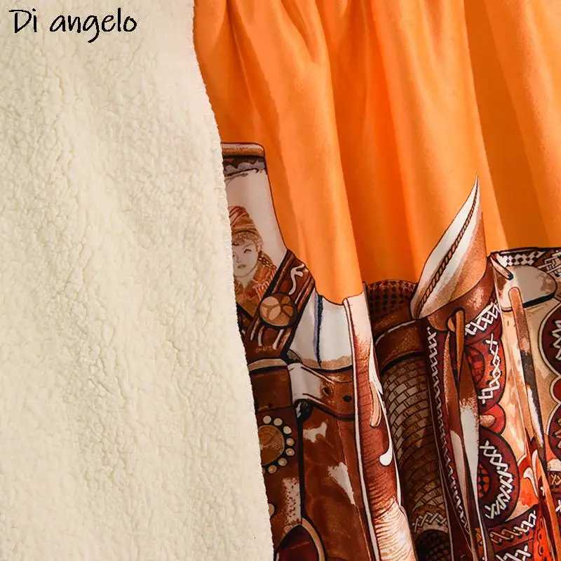 Horse Series Lamb Cashmere Blanket European Digital Print Sofa Throw 150x200cm/200x230cmT260304