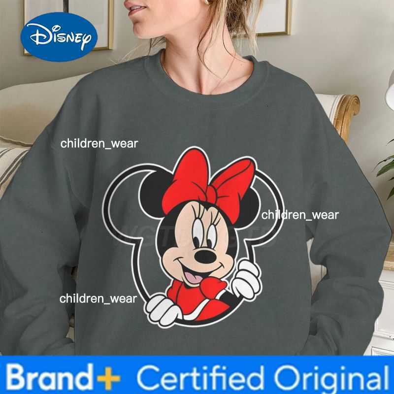 Disney Fun Mickey Mouse Minnie Couple Matching Sweatshirts Women Men Fashion Valentines Day Gifts Y2K Sudaderas Unisex Pullover H260304