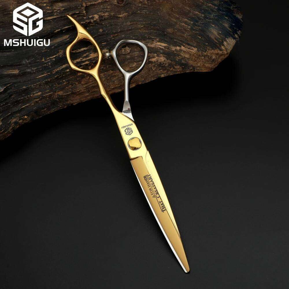 MSHUIGU Professional Barber Scissors VG10 High-End Haircut Tools with Comb Hairdressing Accessories Suitable for Home And Salon H260303