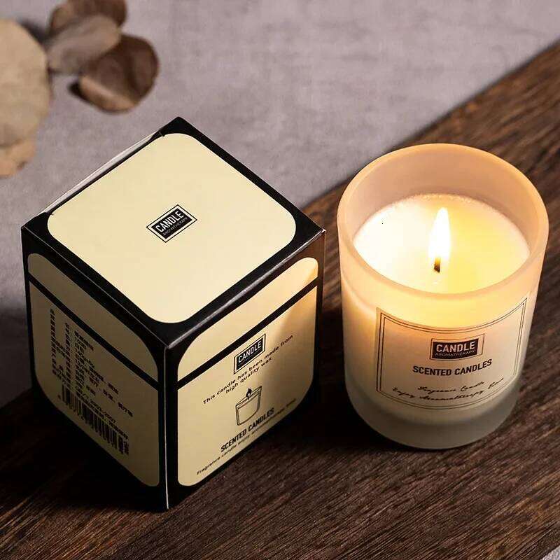 Romantic Long-Lasting Aromatherapy Candles Festive Home Ambiance Enchanting Freshness Ideal Gift for Christmas W260304