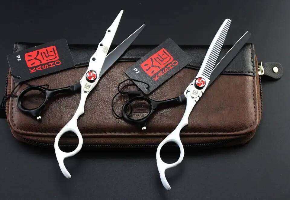Professional 6 inch Hairdressing Barber scissors Straight Thinning Hair Cutting Tool H260303
