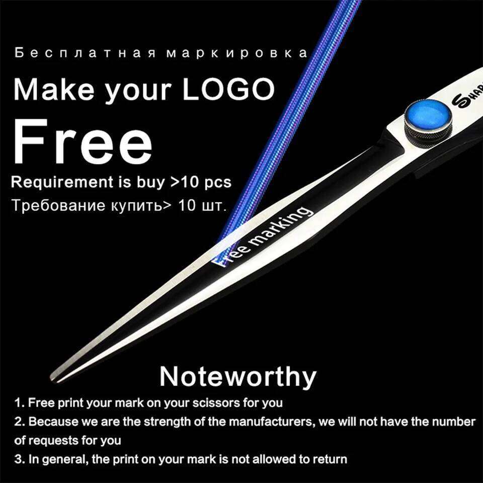 5.5/6/7/7.5/8/9 inch Cutting shears Hairdressing Hair Thinning Shears razor Salon Barber Scissors set H260303