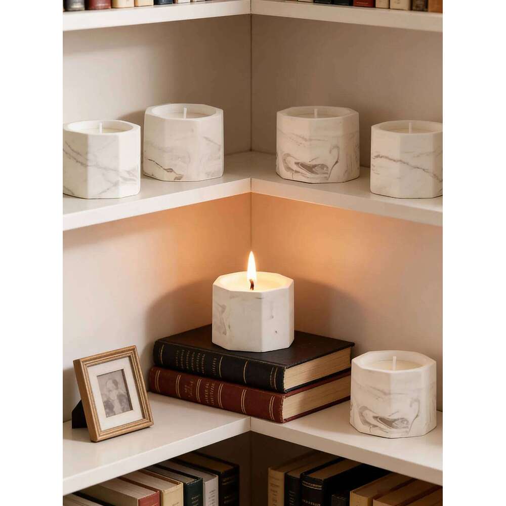 Smokeless soybean plant wax essential oil aromatherapy ink plaster candle W260304