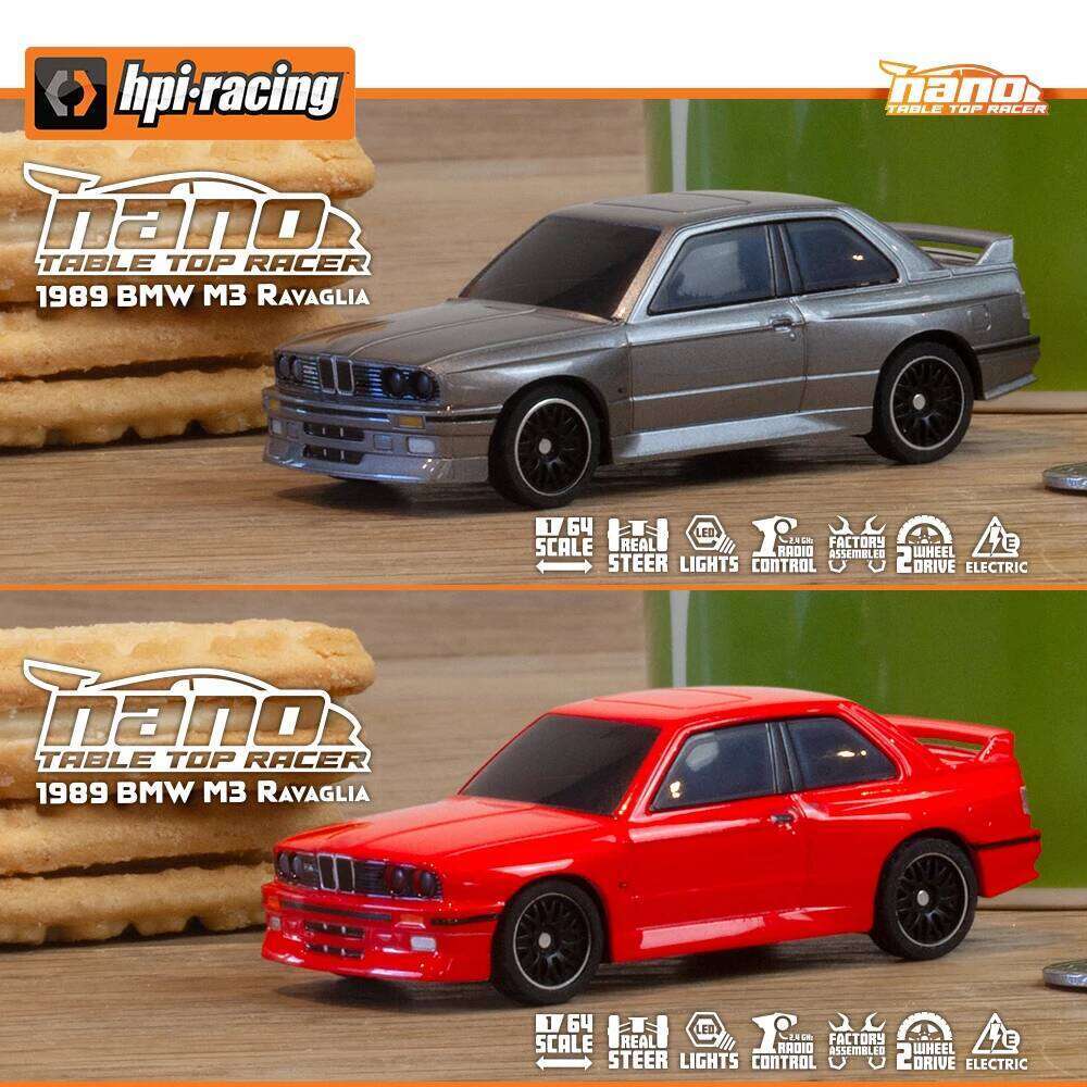 New HPI 1:64 NANO-TTR 160990 160991 1/64 Mirco RC Remote Control Model On-road Car Desktop Adult Children's Toys Z260303