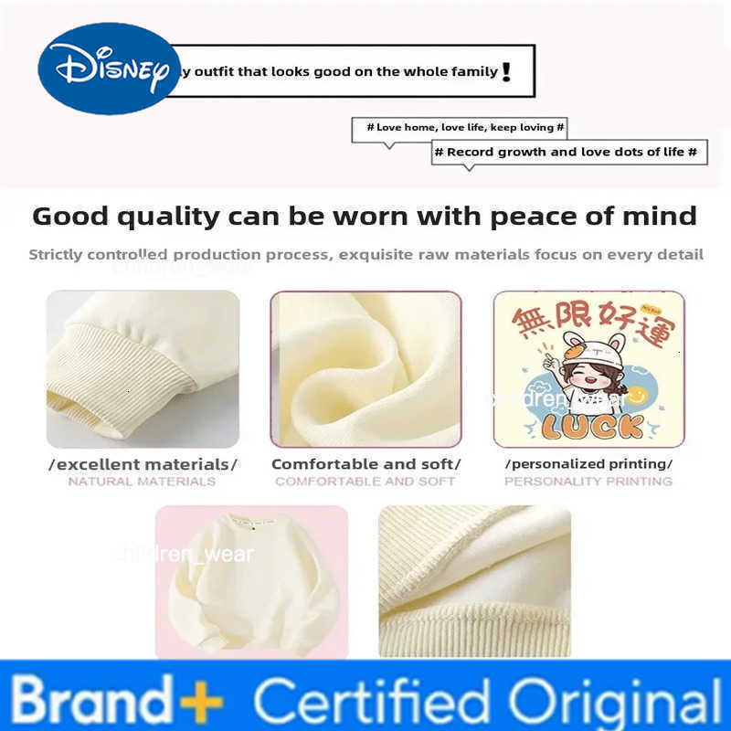 Disney 2024 Mickey Minnie Mouse Family Matching Shirts Cotton Dad Mom Bro Sis Kids T Shirt Baby Matching Clothes Mommy and Me H260304