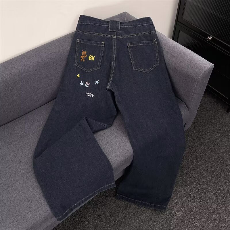 Versatile And Stylish Designer Pants Dark Blue Jeans Summer Light Luxury Stretchy Thin Trousers Slim Fit High-quality Fashionable For Young And Middle-aged People