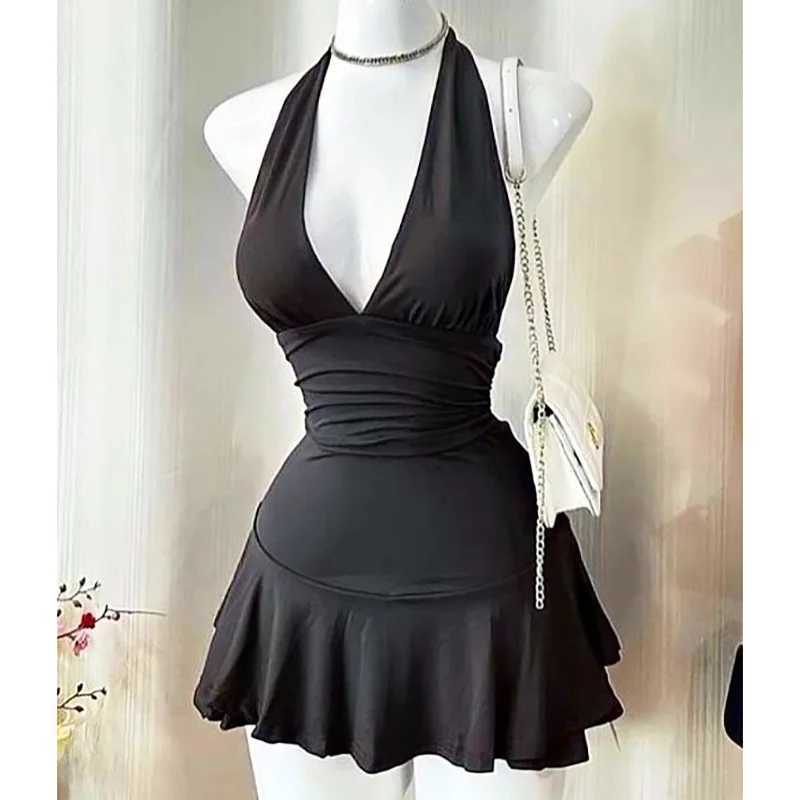 Spice Girls Lace Y2k Sling dress Harajuku Graphic Print Grunge Goth Skirt Punk Streetwear Hip Hop Retro Fashion Casual Frock EMO M260304