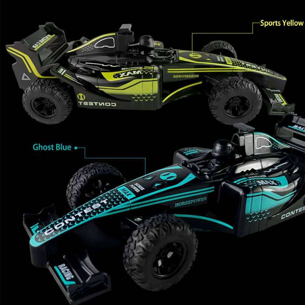 4 Channels 2.4GHz Remote Control Race with 4WD System Battery Powered Formula RC Car Adult Kids Festival Gifts for Boys Z260303