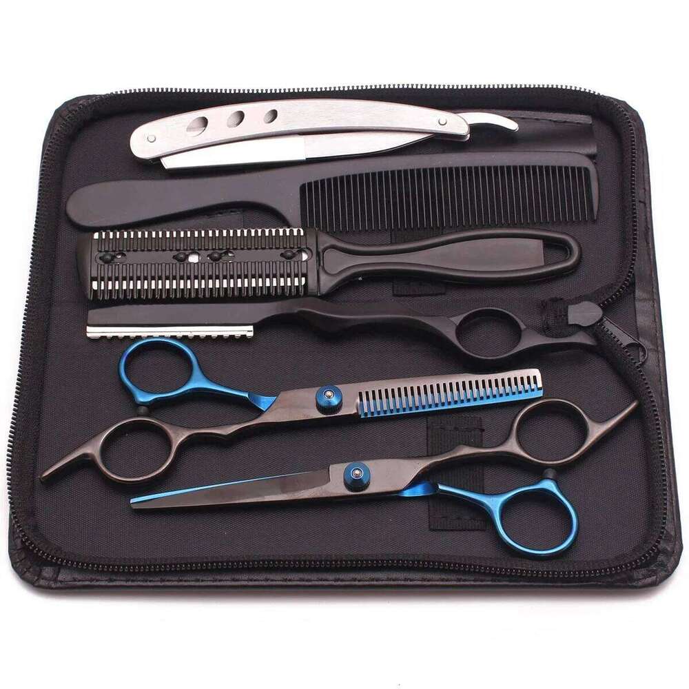 6" JP Stainless Hairdressing Barber Shop Hair Cutting Scissors Thinning Shears Haircut Set Dropshipping H260303