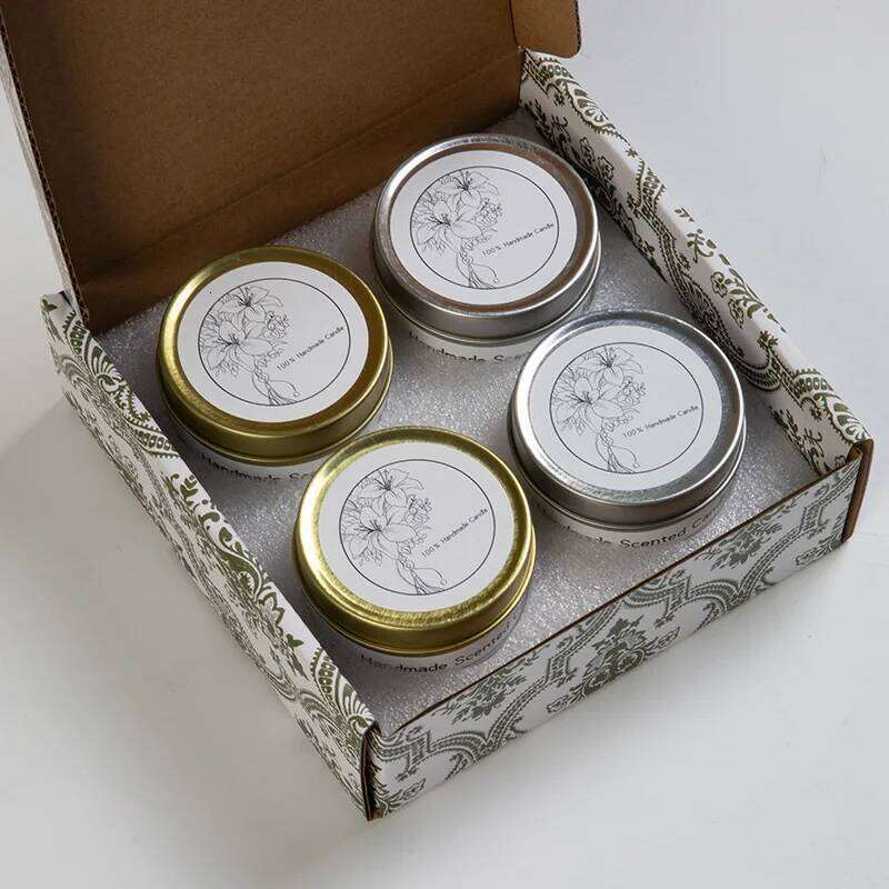 Soy wax dried floral scented candles, creative wedding souvenirs, birthday and Christmas gifts W260304