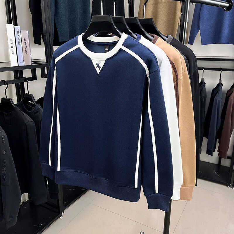 Trendy American Style New Men's Long Sleeve Fashionable Personality Sweatshirt T-Shirt Sports Base Shirt Casual Luanyun