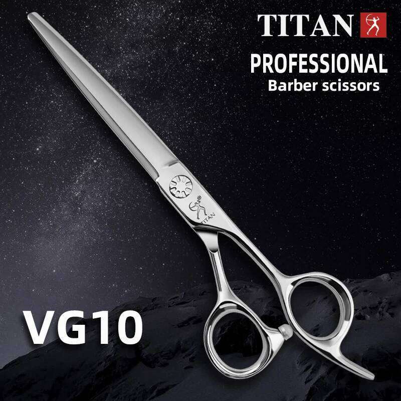 Titan Barber Set Professional Shears 6.0 Japan Vg10 Steel Hairdressing Salon Tools Hair Scissors H260303